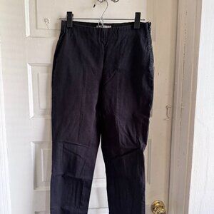 EVERLANE black skinny pant with side zipper